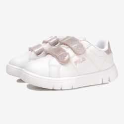 Fila Court Flex Vc Kd - Tytön Ahdonghwa Kengät - Valkoinen/Pinkki | FI-60060